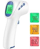 Forehead Thermometer for Adults and Kids, Digital Infrared Thermometer with Fever Alarm, FSA HSA Eligible, Fast Accurate Results, Easy to use