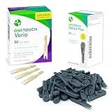 OneTouch Delica Plus Lancets and OneTouch Verio Test Strips Bundle | Includes 30 Test Strips & 30 Lancets | Fine 30-Gauge Lancets for Diabetes Testing | Diabetic Supplies for Blood Sugar Monitor