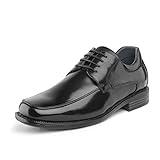 Bruno Marc Men's Square Toe Classic Business Dress Shoes,Size 10,Black,GOLDMAN-01