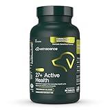 VetriScience 27+ Active Health Chewable Tablets, Canine Plus Daily Multivitamin for Puppies and Adult Dogs, Balanced Vitamins, Minerals and Antioxidants, Health and Wellness Support, Duck, 90 Count
