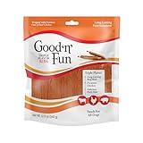 Good ‘n’ Fun Triple Flavor Ribs Chews for All Dogs, 12 Ounces, Treat Your Dog to Long-Lasting Chews Made with Beef Hide, Chicken and Pork Hide