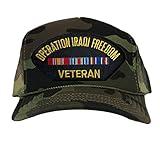 Military Productions Operation Iraqi Freedom Veteran Camo Mesh Back Cap