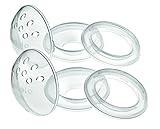 Medela TheraShells Breast Shells, Protect Sore, Flat, or Inverted Nipples While Pumping or Breastfeeding, Natural Appearance and Exceptional Comfort, Made Without BPA