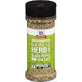 McCormick Garlic, Herb and Black Pepper and Sea Salt All Purpose Seasoning, 4.37 oz