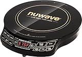 Nuwave Gold Precision Induction Cooktop, Portable, Powerful with Large 8” Heating Coil,100°F to 575°F, 3 Wattage Settings, 12” Heat-Resistant Cooking Surface