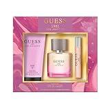 GUESS 1981 Los Angeles Women/Femme Eau de Toilette 3 Piece Gift Set - Perfume Spray 3.4 Fl. Oz., Travel Spray 0.5 Fl. Oz., & Body Lotion 6.7 Fl. Oz.