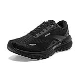 Brooks Women’s Adrenaline GTS 23 Supportive Running Shoe - Black/Black/Ebony - 10 Medium