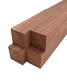 Barrington Hardwoods Black Walnut Lumber Turning Squares - 2" x 2" (4 Pieces) (2" x 2" x 8")