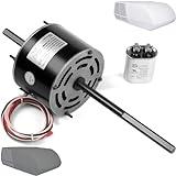 HHQ RV Air Conditioner Motor with Capacitor, Direct Replacement for Coleman Mach RV AC Fan Motor, Replaces Fasco D1092, 1/3 HP, 115 Volts, 1675 RPM, 5-Year Warranty