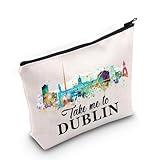 WZMPA Dublin Ireland Travel Bag Dublin Vacation Gift Take Me To Dublin Zipper Pouch Bag Dublin Trip Gifts (Take Dublin)