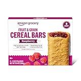 Amazon Grocery, Fruit & Grain Cereal Bars, Raspberry, 1.3 Oz, 8 Ct (Previously Happy Belly, Packaging May Vary)