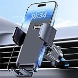 Car Phone Holder Mount, Super Stable Air Vent Cell Phone Car Mount with 2024 Metal Hook Clip, 360° Rotation,One Button Release for iPhone, Samsung, Google, and All Other Smartphones