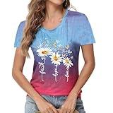 Faithful Butterfly & Cuju Printed Women's Christian T-Shirt - Soft Summer O-Neck Short Sleeve Tee for Worship, Church Groups & Bible Study