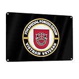7th Special Forces Group Vietnam Veteran Metal Sign 12x8 Inch Aluminum Personalized Signs for Outdoor Indoor Home Decor