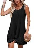 BKRIVE Womens Swimwear Cover Ups Summer Dresses for Women 2025 Beach Vacation Clothes Sundresses Swim Dress Essentials Black 2XL