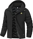 YYCABGTI Men's Warm Winter Coats Waterproof Ski Jacket Windproof Mountain Windbreaker Hooded Snowboarding jacket