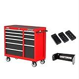 CRAFTSMAN 41" Rolling Tool Chest, 10-Drawer Steel Tool Cabinet with Drawer Trays and Paper Towel Holder (CMST341102RB)