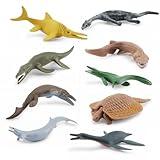 GUFOPONAS Mini Prehistoric Sea Creatures Toys Ancient Dinosaur Toy Set 2-4 Inch Marine Animal Figures Cake Topper Girls Boys Kids Toddlers Birthday Gift