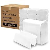 Karat Multifold Paper Towels - Absorbent and Sturdy - Kraft, 334 Sheets X 12 Packs, Recycled Fibers