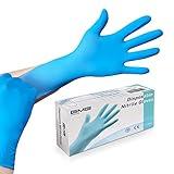 GMG SINCE1988 Disposable Nitrile Gloves, Powder-Free, Latex-Free Safety Glove for Cleaning, Food Handle, or Automotive(Large Size, 100 Pack)