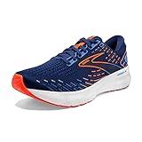 Brooks Men's Glycerin 20 Neutral Running Shoe - Blue Depths/Palace Blue/Orange - 11 Medium