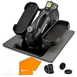 Lifepro Portable Under Desk Elliptical Exercise Machine - Motorized Pedal Exerciser for Home Workouts, Muscle Toning, Energy Boost - Mini Foot & Leg Exerciser with Fitness App