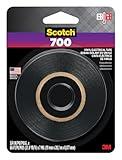 3M Scotch 700 Electrical Tape, 3/4 in x 66 ft x 7 mil, Vinyl Insulating Tape for Excellent Mechanical Protection, For Primary Insulation Up to 600V, For Indoor and Outdoor Use (03429NA)