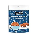 Three Dog Bakery Pup-Kin Spice Pie “Woof”ers – Festive Dog Treats with Pumpkin & Cinnamon, Thanksgiving Dog Treats, Dog Biscuits for Training Treats, Puppy Training Treats