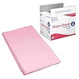 Dynarex Drape Sheets, 2-Ply Tissue, Soft and Breathable Medical Drapes, Provides Protection and Privacy, Used by Physicians and Tattoo Artists, 40” x 48”, Mauve, 1 Case of 100 Sheets