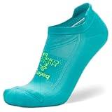 Balega Hidden Comfort Performance No Show Athletic Running Socks for Men and Women (1-Pair), Neon Aqua, Medium