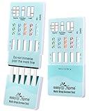 Easy@Home Multidrug Screen Test - Home Urine Drug Test Kit Testing 5 Most Used Drugs Amphetamine (AMP), Cocaine (COC), Morphine (OPI 2000), Oxazepam (BZO), Cannabinoids (THC 50) - #EDOAP-754 (3 Pack)