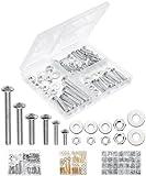 Mr. Pen- Bolts, Nuts, and Washer Assortment Kit, 113 pcs, Nuts and Bolts Assortment Kit, Assorted Nuts and Bolts, Nut Bolt and Washer Assortment, Bolt and Nut Assortment