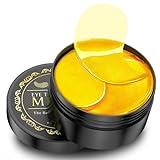NAZANO 24K Gold Under Eye Patches - 60 Pack for Puffy Eyes, Dark Circles, Bags & Wrinkles with Collagen & Hyaluronic Acid