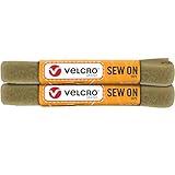VELCRO Brand Sew on Tape 4ft x 3/4 in for Fabrics Clothing and Crafts, Substitute for Snaps and Buttons, Cut Strips to Length, Beige