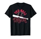 Tee-ball Mom Shirt | Cute Play T-Ball Women Tee Gift