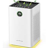 Jafända Air Purifiers for Home Large Room Up To 1190ft², True HEPA 13 Filter, Activated Carbon Remove 99.97% Dust Smoke Odor Pollen Pets Hair Dander Allergies, Quiet Sleep Mode 23dB, Night Light