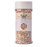 India Tree Nature's Colors Carnival Sprinkles, 6.0 oz Jar | Rainbow, Natural, Red-3 Free, Top 9 Allergen-Free