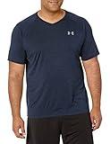 Under Armour Men's Tech 2.0 V-Neck Short-Sleeve T-Shirt , Academy Blue (408)/Steel, Large Tall