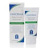 Vanicream Daily Facial Moisturizer With Ceramides and Hyaluronic Acid - Formulated Without Common Irritants for Those with Sensitive Skin, 3 fl oz (Pack of 1)