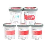 [5 Pack] Multidrug Test Cup Kit: 12 Panel Urine Test Cup Rapid Test at Home -The Largest DOA Cup