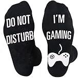 NDLBS Stocking Stuffers for Men Adult Teens Him Funny Christmas Essentials Anniversary Gaming Socks White Elephant Gifts for Men Adult Teens Husband Boy Son