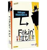 JACKBOX Games Fakin’ It Board Game – for Adults & Teens - Fun Social Deduction Card Game for Ages 14 & Up – Hilarious Board Game for Game Nights with Family, Friends & More (3-6 Players)