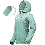 33,000ft Packable Rain Jacket Women Lightweight Waterproof Raincoat with Hood Cycling Bike Jacket Windbreaker