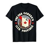 The USA Canada’s 11th Province Funny T-Shirt