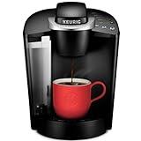 Keurig K-Classic Single Serve K-Cup Pod Coffee Maker, with 3 Brew Sizes, 48oz Removable Reservoir, Black