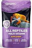 Gargeer 4oz All Reptile & Amphibian Multi-Vitamin Powder. Premium Supplement, Supports Growth, Recovery, and Development. Boosted with Minerals, Carotenoids, and Amino Acids. Made in USA. Enjoy!