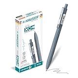 HAUSER XO 20 Black Ballpoint Pens 12 Pc, 1.00 MM Bold Pens, Back To School Supplies, Office Pens, Desk Essentials, Education Supplies & Craft Supplies.