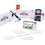Franklin Sports MLB Kids Backyard Baseball Stadium - Kids Plastic Baseball Set with Home Run Walls, Bat, Plastic Balls + Throw Down Bases - 14' Fence for Backyard Diamond