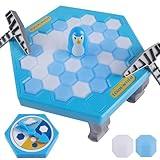 DR.DUDU Save Penguin Break Ice Board Game for Kids 4-8, Ice Breaker Save Penguin On Ice Family Funny Table Game, Ice Block Breaking Penguin Trap Game Puzzle Toy Children's Day Gifts