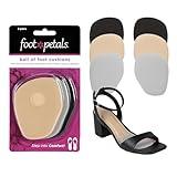 Foot Petals Ball of Foot Cushions, Metatarsal Pad, Lasting Comfort Relief, Prevent Toe Sliding, Overhang, Women's Heels, 3 pair, Combo